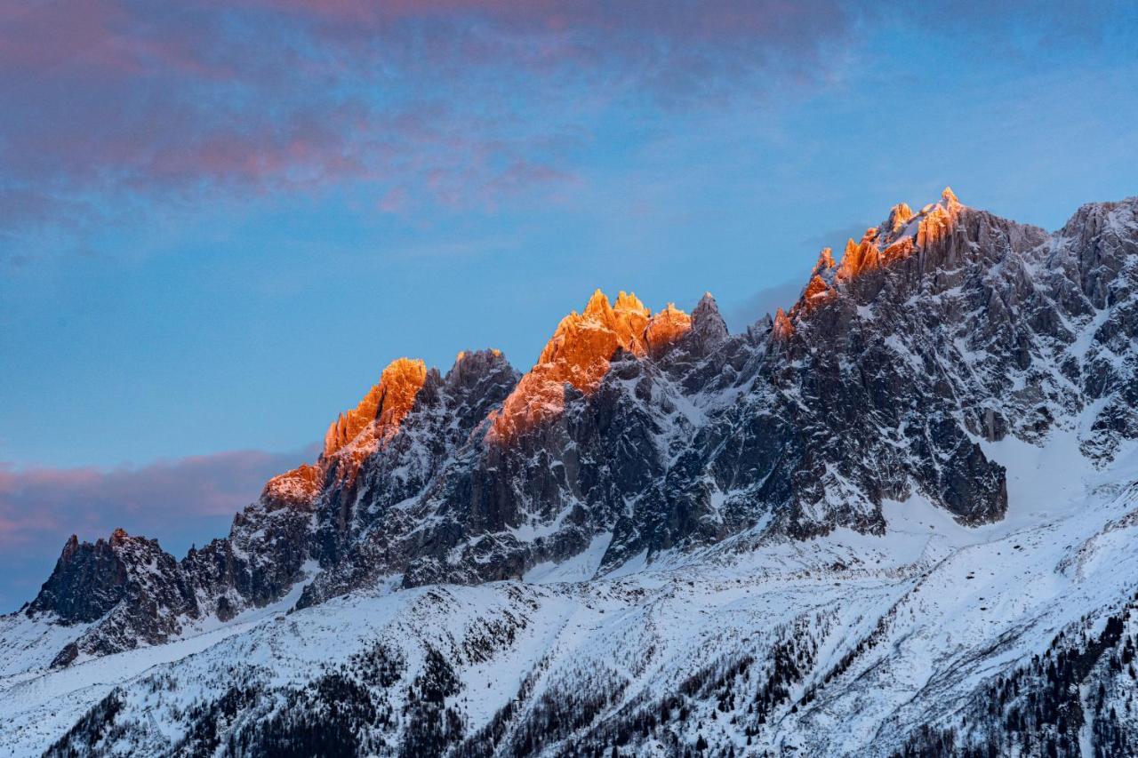 Le Chalet Mont Blanc เลอุชส์ ภายนอก รูปภาพ